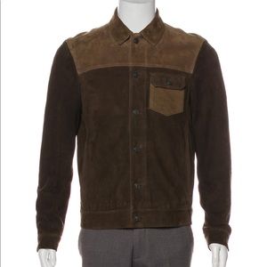 ALLSAINTS SUEDE TRUCKER JACKET